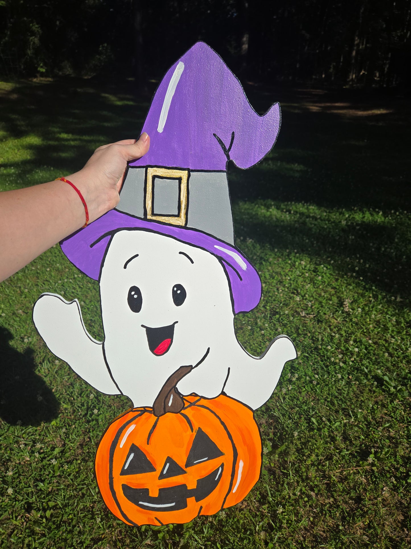 HANDCRAFTED WHIMSICAL HALLOWEEN DECOR – GHOST / WITCH / PUMPKIN THEME