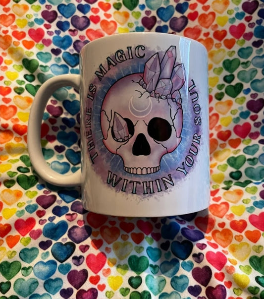 Magic Within Skull Mug