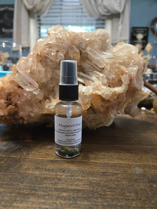 Mugwort Mist| Spiritual Spray| Lucid Dreaming| Psychic Intuition| Crystal Mist