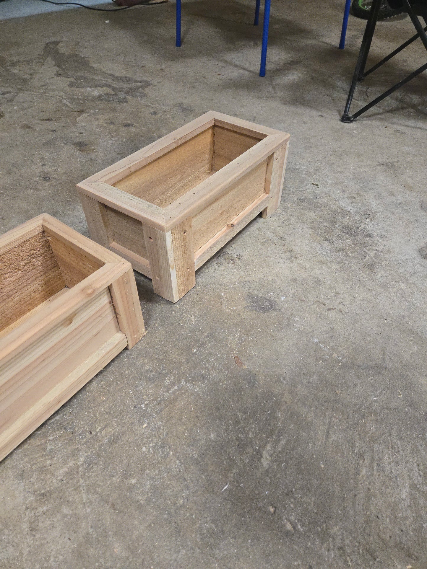 Small cedar planter boxes | indoor| outdoor| plant box| centerpiece desk top