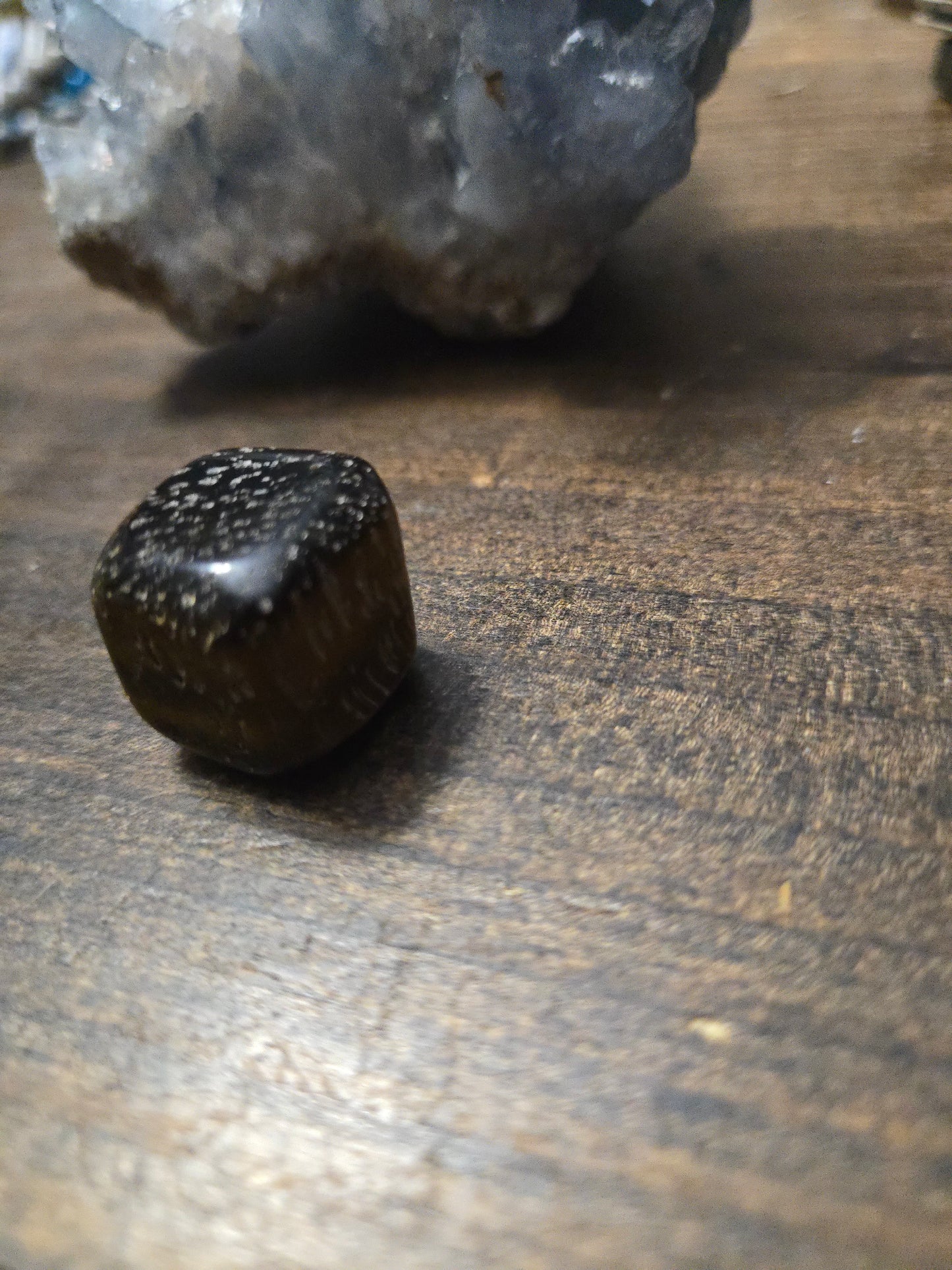 Tiger’s Eye Polished Cube – Confidence, Protection & Grounding