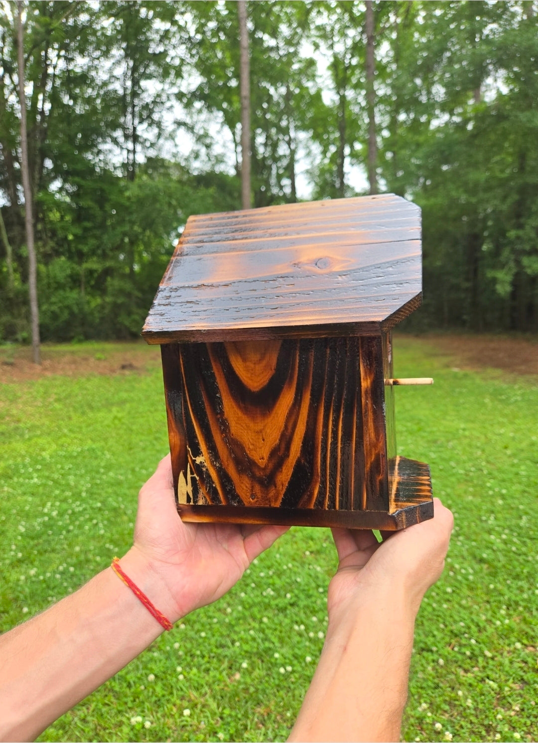 Woodburned handcrafted by STRACKS birdhouse |bird house| customs available