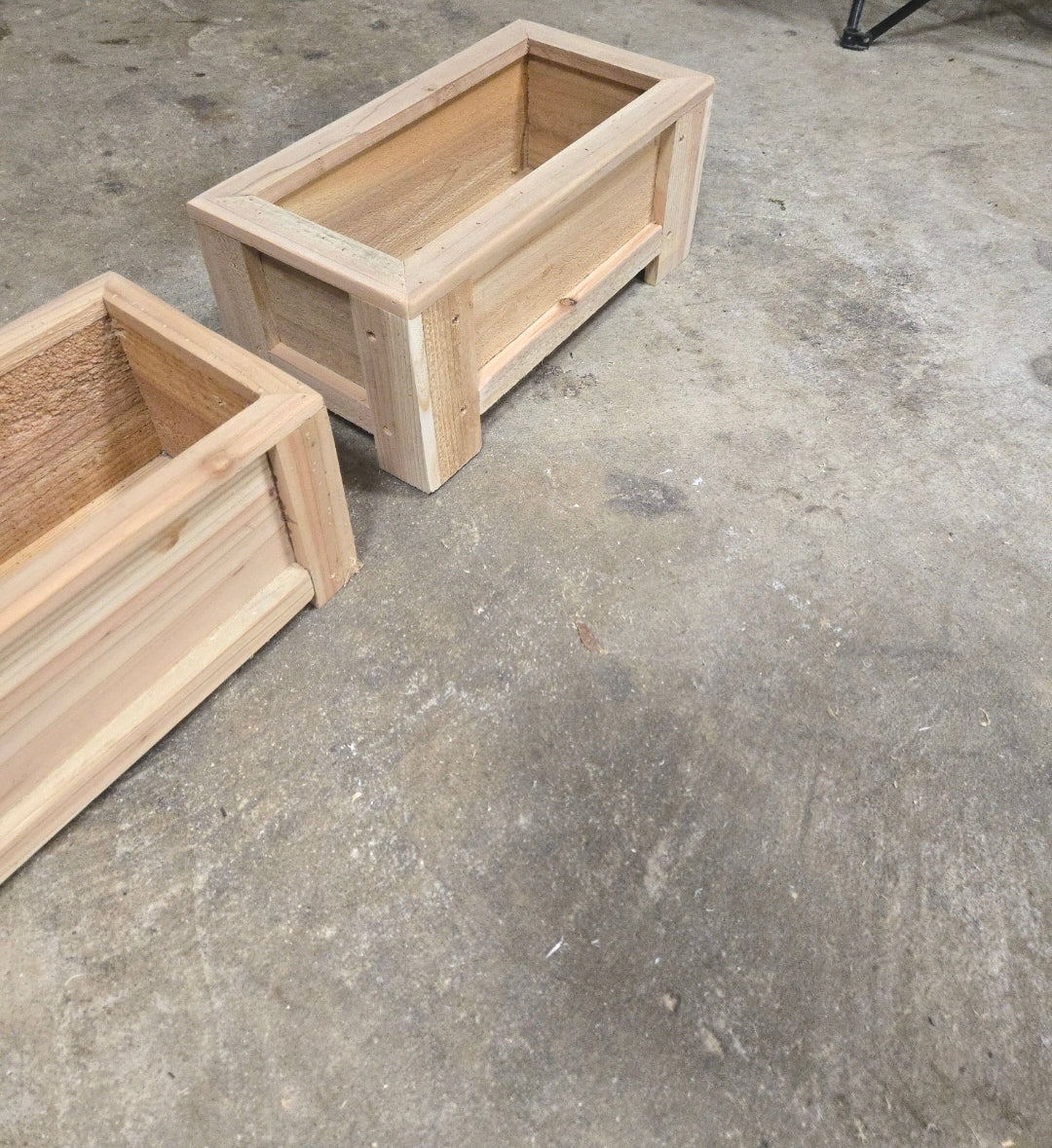 Small cedar planter boxes | indoor| outdoor| plant box| centerpiece desk top