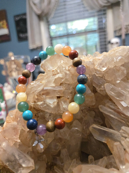 Chakra Bracelet | Multi Crystal | Gemstone Bracelet| Balance and Alignment