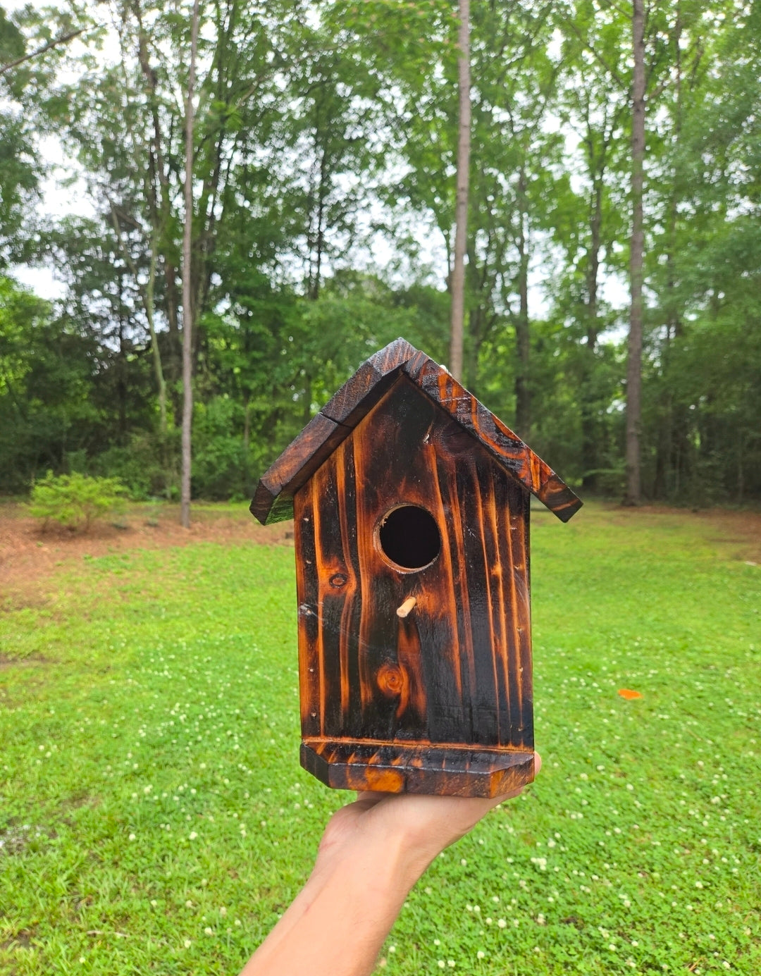 Woodburned handcrafted by STRACKS birdhouse |bird house| customs available
