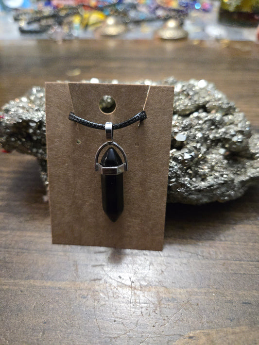 Black Obsidian Protection Necklace