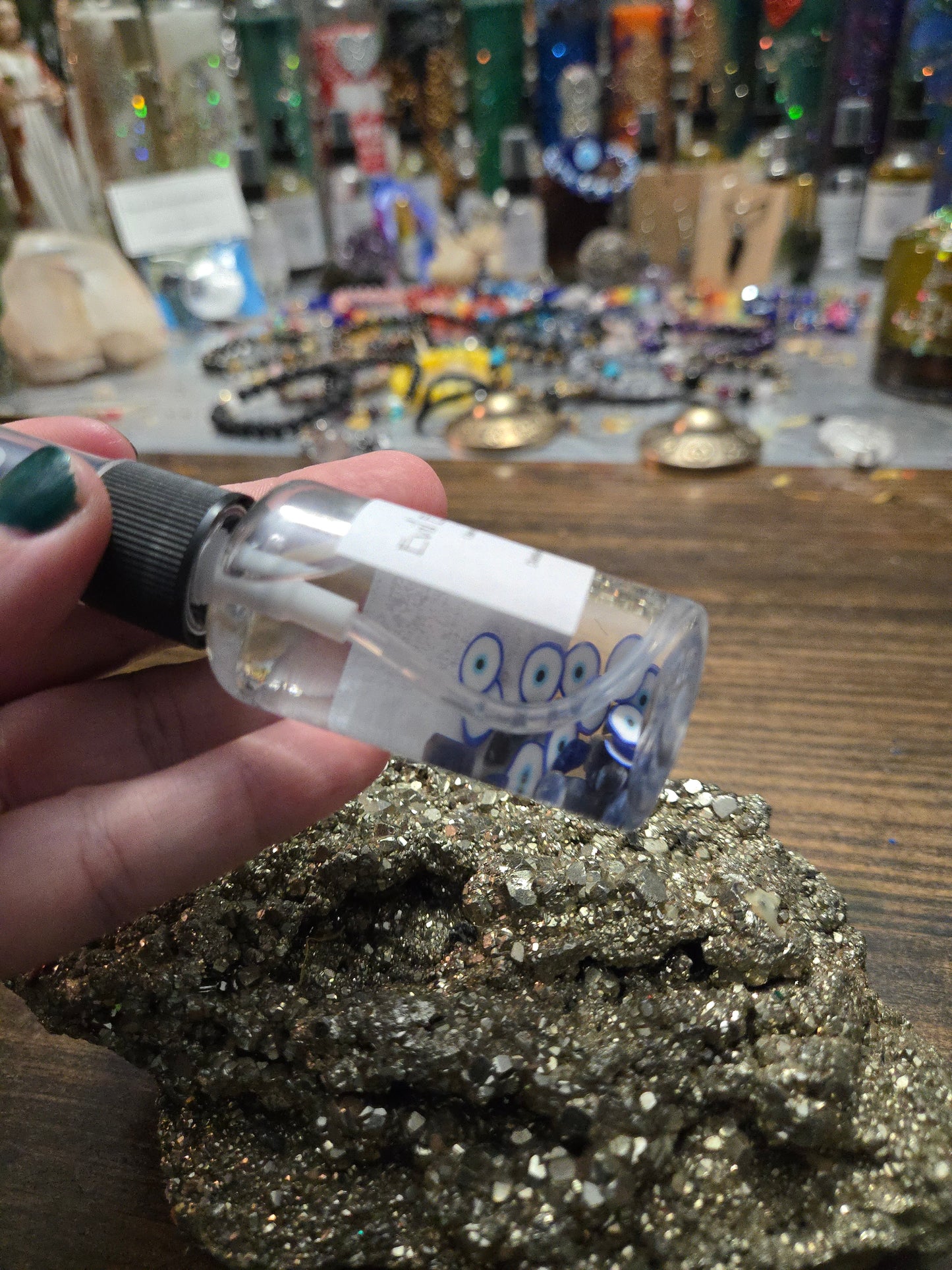 Evil eye protection and banishment mist