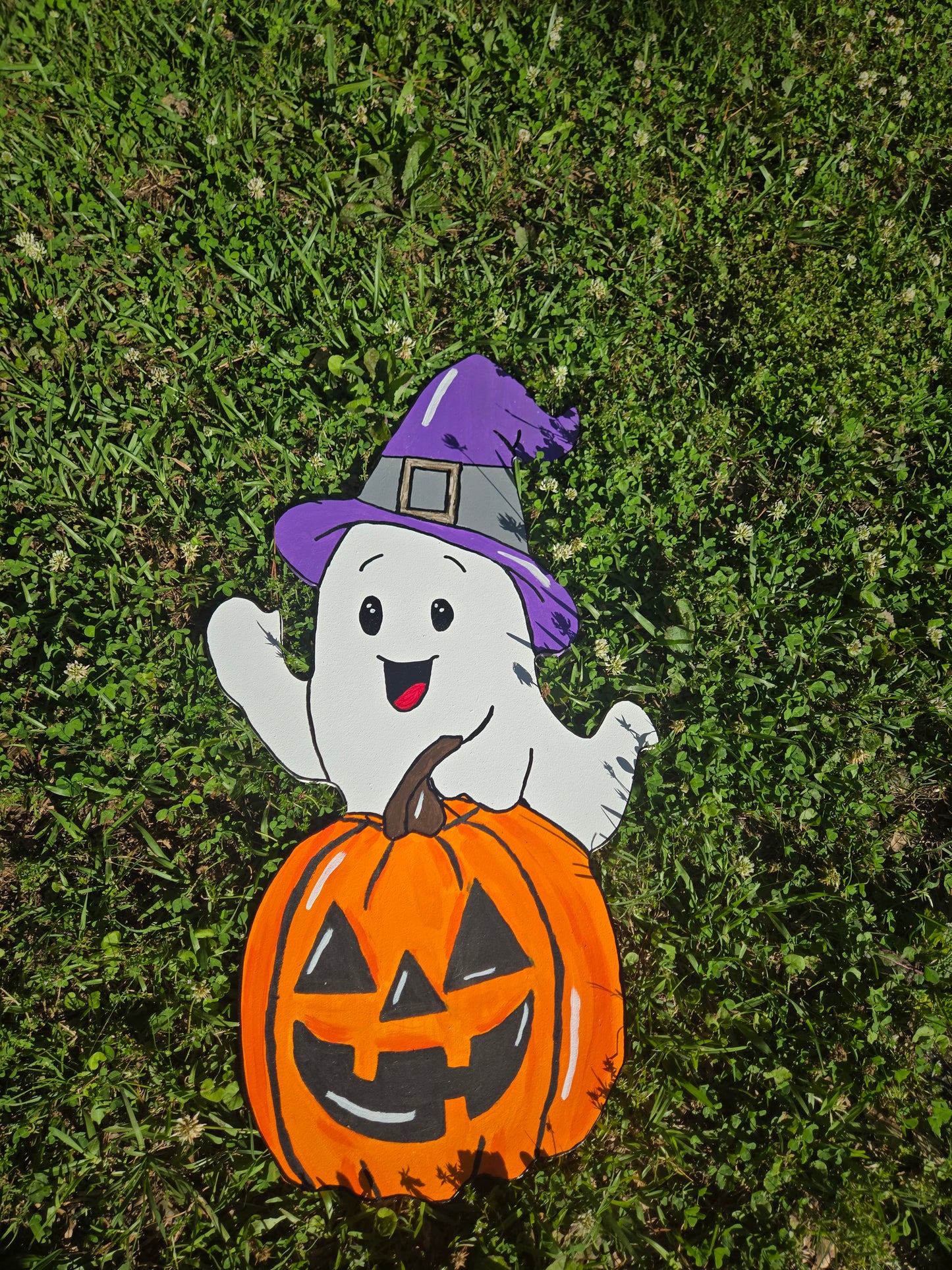 HANDCRAFTED WHIMSICAL HALLOWEEN DECOR – GHOST / WITCH / PUMPKIN THEME
