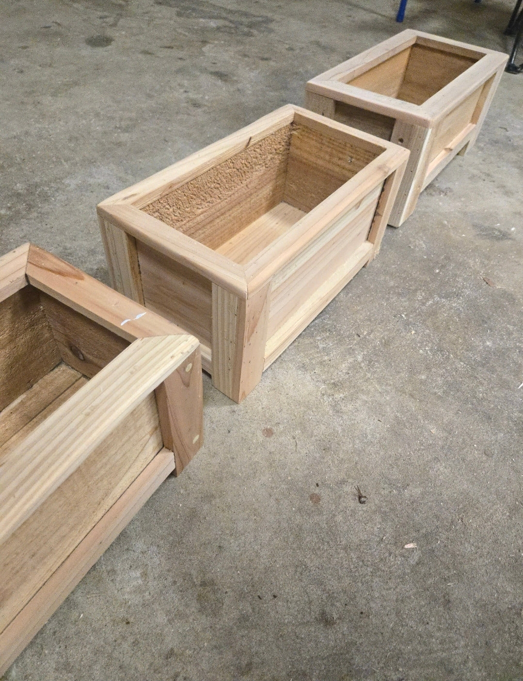 Small cedar planter boxes | indoor| outdoor| plant box| centerpiece desk top