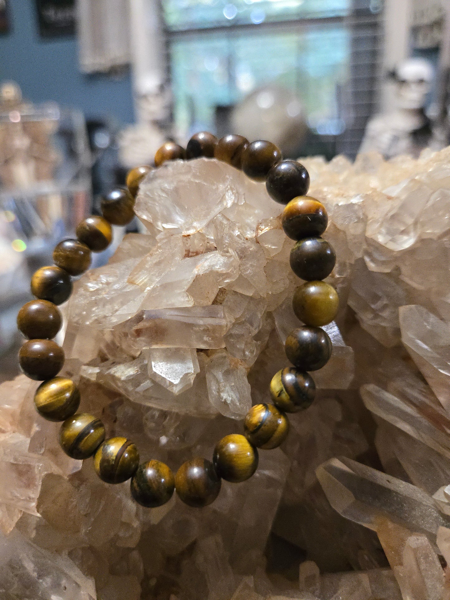 Tigers Eye Crystal Bracelet | Protection | Strength| Grounding | Abundance|Creativity