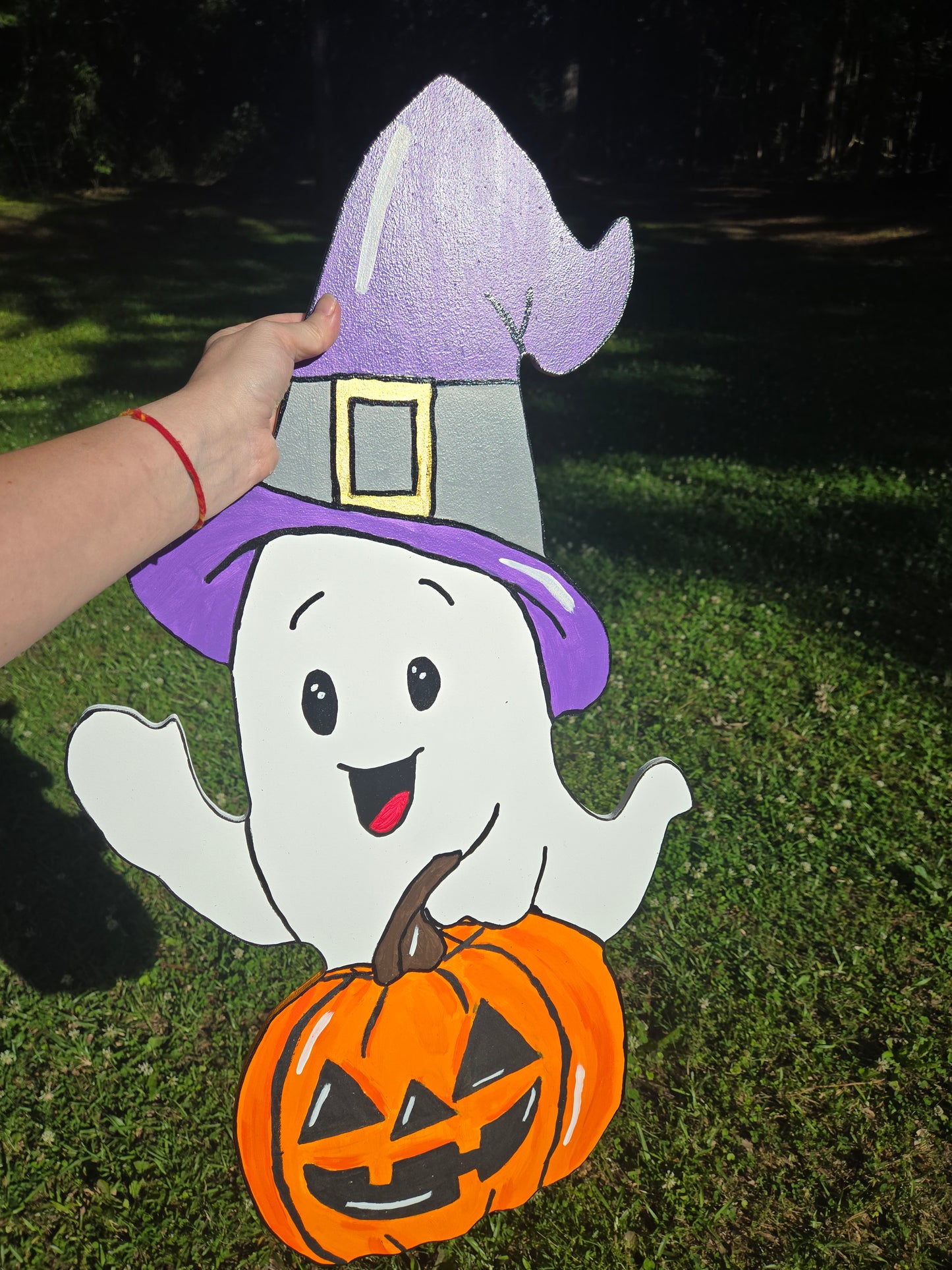 HANDCRAFTED WHIMSICAL HALLOWEEN DECOR – GHOST / WITCH / PUMPKIN THEME