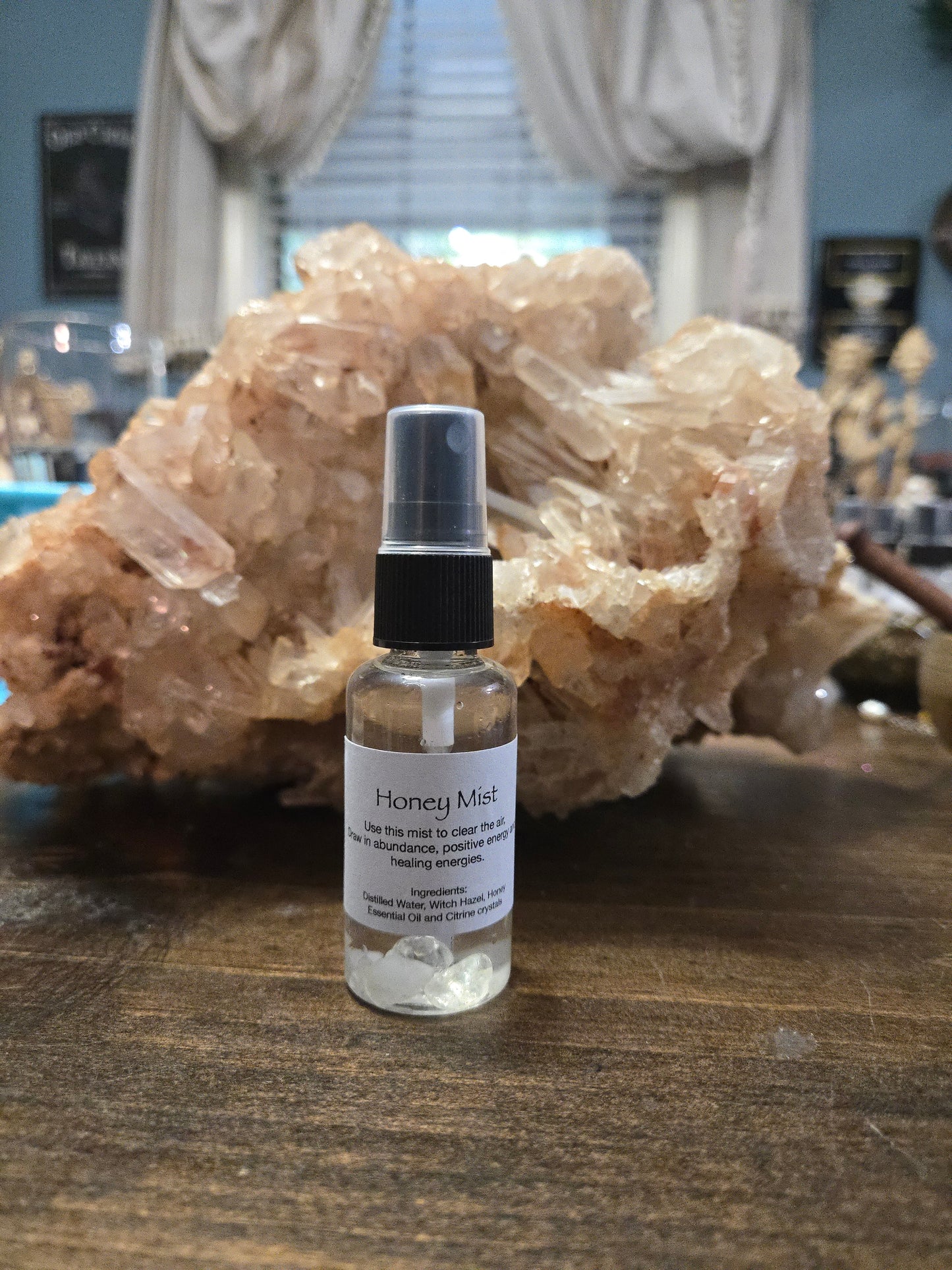 Honey & Citrine Mist| Spiritual Sweetening Spray| Crystal Mist